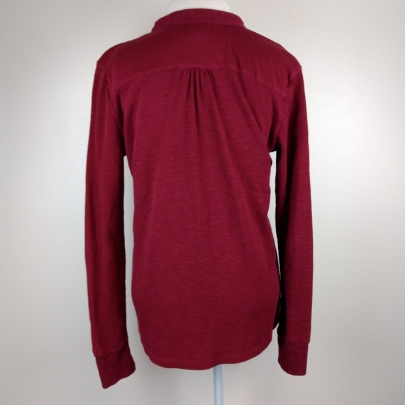 Polo Ralph Lauren Burgundy Long Sleeve Top XL - Picture 4 of 8